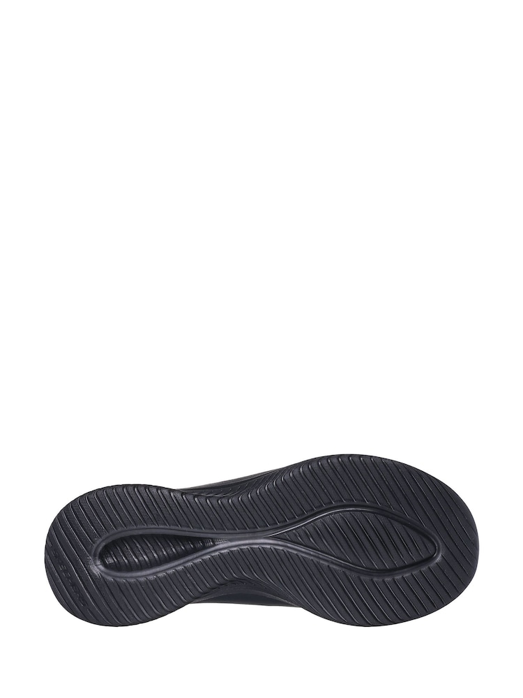 Skechers Black Womens Ultra Flex 3.0 All Smooth Slip In Trainers - Image 5 of 5