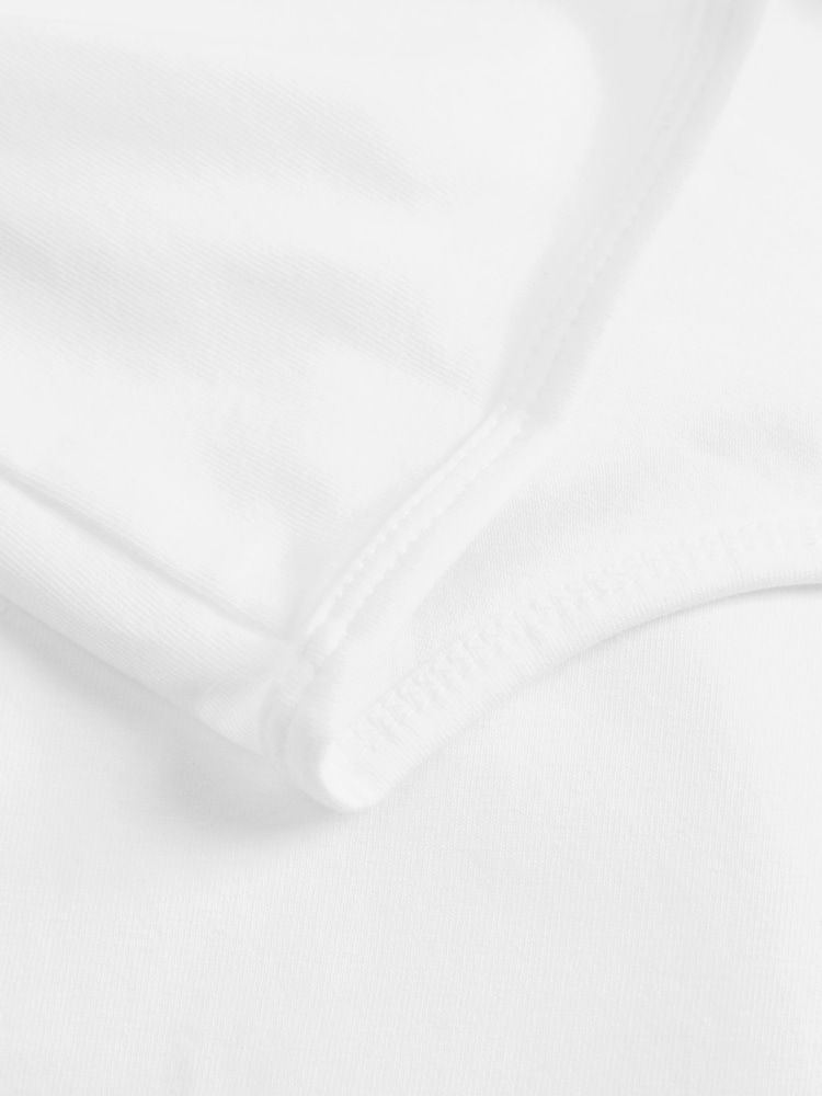 White Longline Thin Strap Vest - Image 4 of 4
