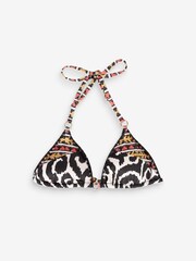 Mono Aztec Triangle Bikini Top - Image 5 of 5