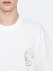AllSaints White Roller Short Sleeve Crew Neck T-Shirt - Image 7 of 7