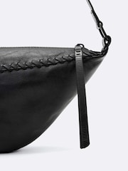 AllSaints Black Esme Whip Stitch Cross-Body Bag - Image 2 of 4