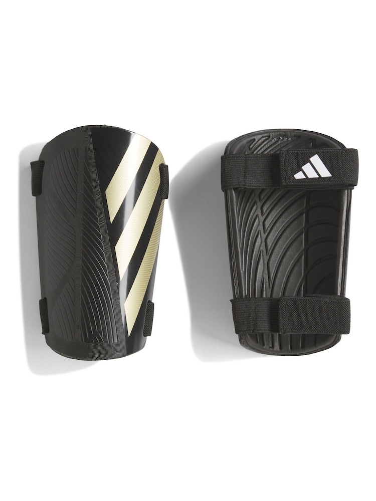 adidas Black/Gold Performance Tiro Training Shin Guards - Image 1 of 3