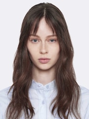 AllSaints Blue Tess Military Shirt - Image 4 of 8