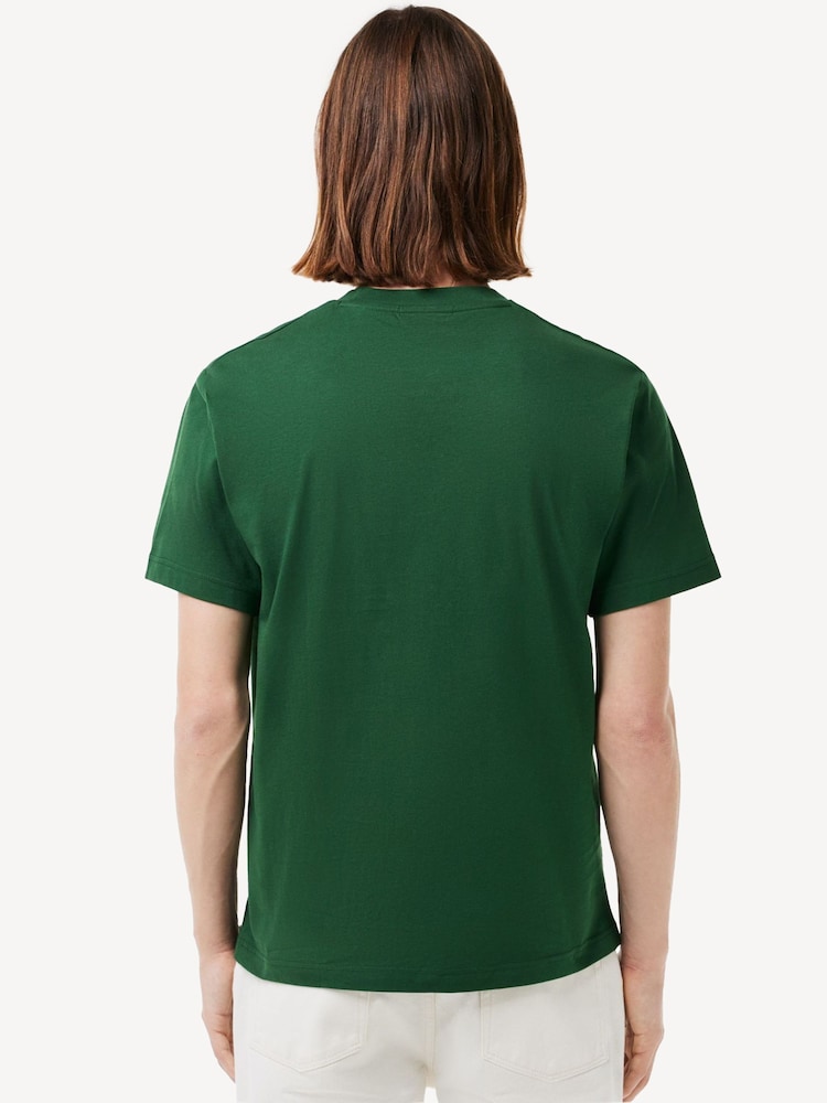 Lacoste Relaxed Fit Jersey 100% Cotton T-Shirt - Image 2 of 6