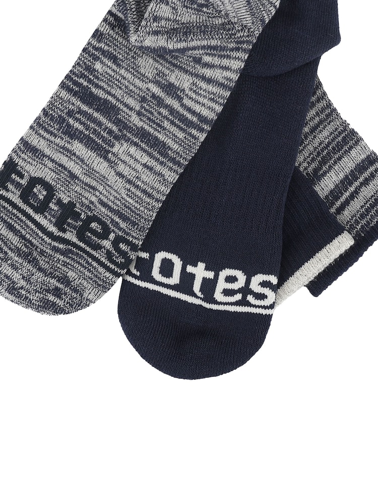 Totes Black Comfort Crew Socks 2 Pack with Arch Support - Image 4 of 4 Totes Black Comfort Crew Socks 2 Pack with Arch Support - Image 4 of 4