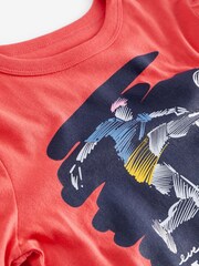 Gap Red Football Graphic Short Sleeve Crew Neck T-Shirt (4-13yrs) - Image 3 of 3