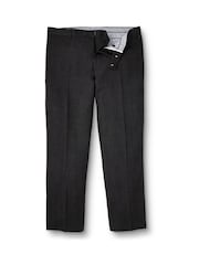 Charles Tyrwhitt Grey Slim Fit Stretch Birdseye Suit Trousers - Image 3 of 4