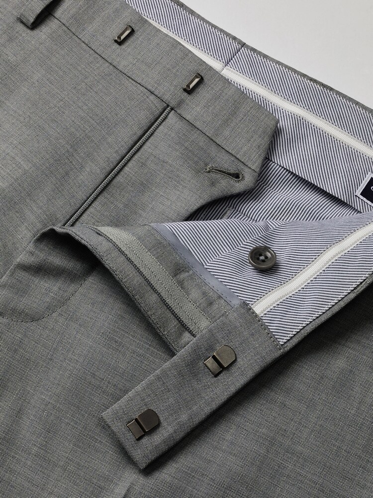 Pantaloni costum Charles Tyrwhitt Slim Fit Sharkskin Ultimate Performance - Image 3 of 3