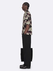 AllSaints Black Tulip Short Sleeve Shirt - Image 7 of 8