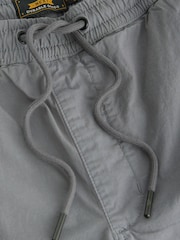 Light Blue Grey Regular Tapered Fit Stretch Utility Cargo Trousers - Image 10 of 14