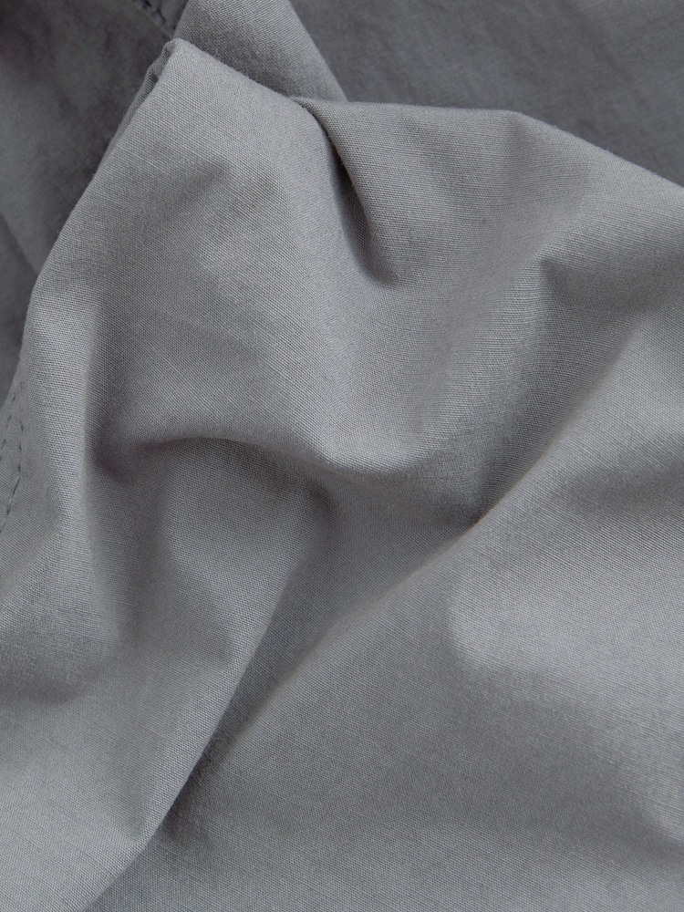 Light Blue Grey Regular Tapered Fit Stretch Utility Cargo Trousers - Image 14 of 14