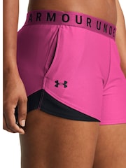Under Armour Pink Play Up 3.0 Shorts - Image 3 of 3
