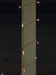 Clear Solar Warm White Outdoor Line Lights 12M Set of 100 - Image 1 of 10