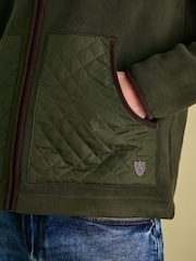 Verde - Chaqueta polar con cremallera completa Greenfield de Joules - Imagen 4 de 9
