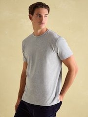 Joules Everyday Grey Crew Neck T-Shirt - Image 1 of 7