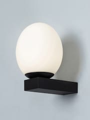 BHS Black Agios 1lt LED IP44 Wall Light - Image 2 of 4