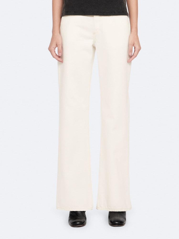 AllSaints White Lou High Relaxed Jeans - Image 2 of 8
