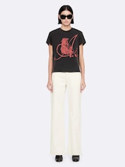 AllSaints White Lou High Relaxed Jeans - Image 3 of 8