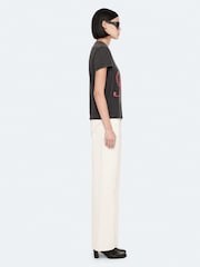 AllSaints White Lou High Relaxed Jeans - Image 5 of 8