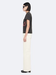 AllSaints White Lou High Relaxed Jeans - Image 7 of 8