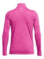Under Armour Pink Tech Twist 1/2 Zip Top - Image 7 of 7