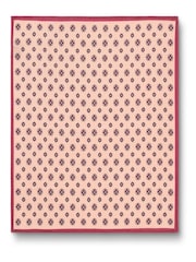 Charles Tyrwhitt Pink Medallion Silk Pocket Square - Image 2 of 3