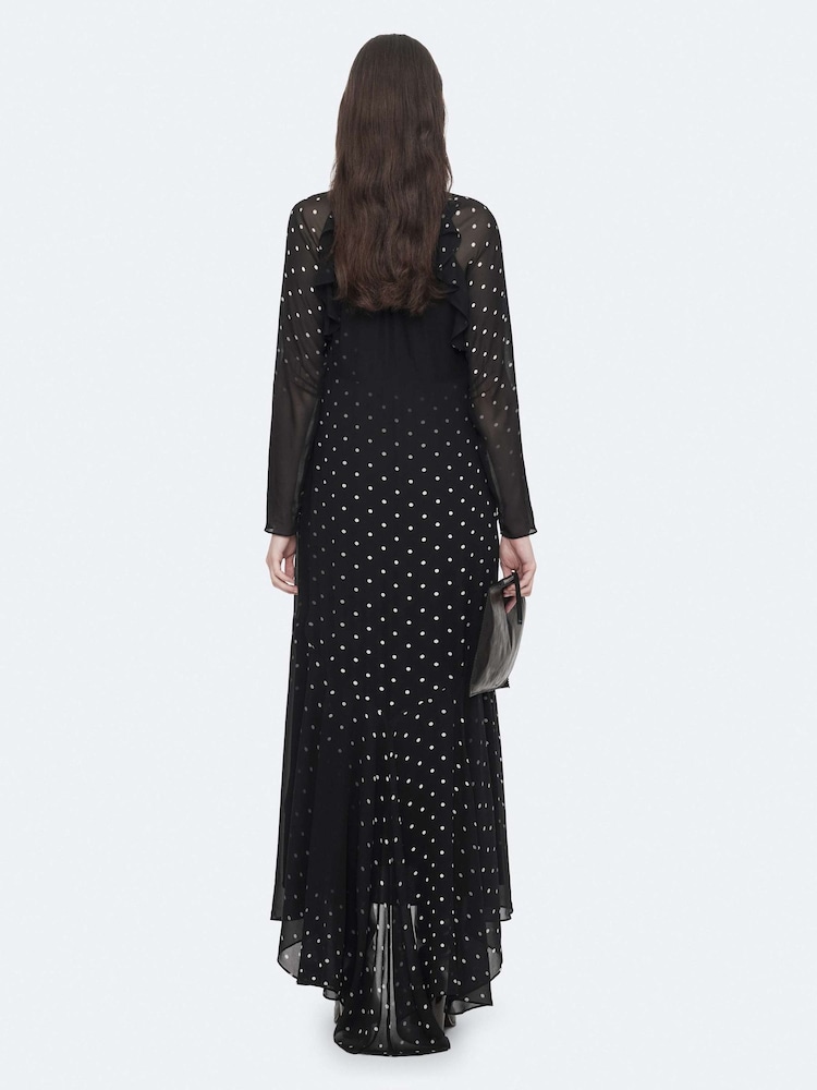 AllSaints Black Clarisse Dress - Image 2 of 8