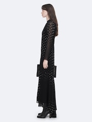 AllSaints Black Clarisse Dress - Image 4 of 8