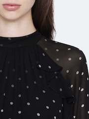 AllSaints Black Clarisse Dress - Image 5 of 8