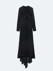 AllSaints Black Clarisse Dress - Image 8 of 8