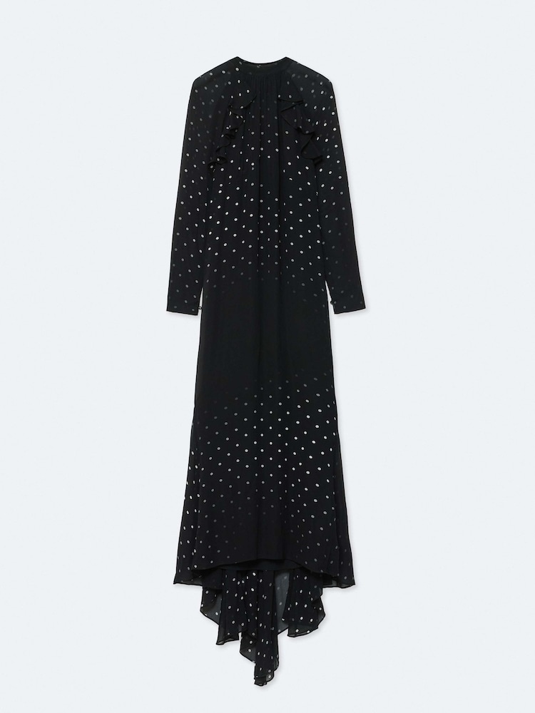 AllSaints Black Clarisse Dress - Image 8 of 8