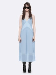 AllSaints Blue Fawn Dress - Image 1 of 8