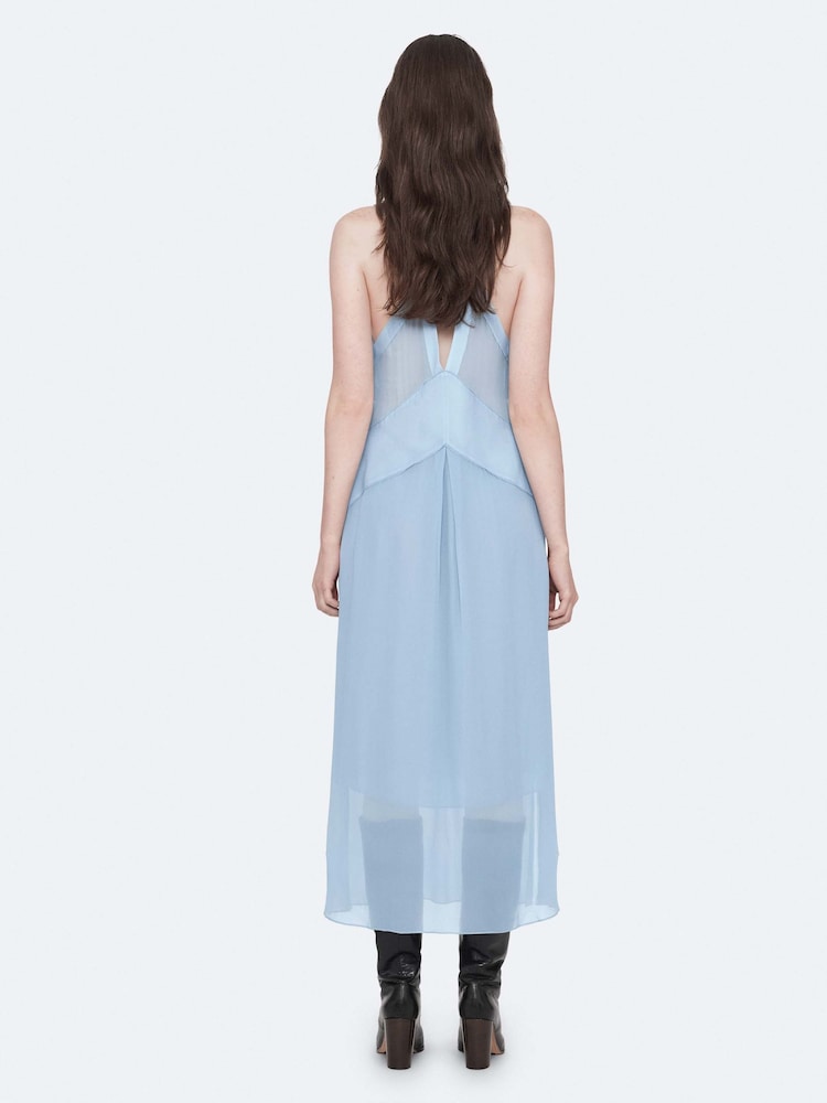 AllSaints Blue Fawn Dress - Image 2 of 8