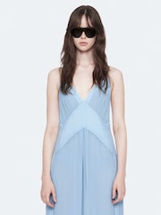 AllSaints Blue Fawn Dress - Image 5 of 8