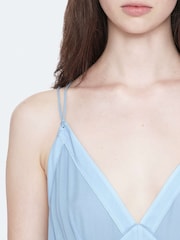 AllSaints Blue Fawn Dress - Image 6 of 8