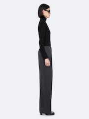 AllSaints Black Satin Trousers - Image 5 of 8