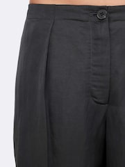 AllSaints Black Satin Trousers - Image 7 of 8