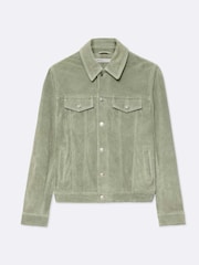 AllSaints Chaiyo Suede Trucker Jacket - Bilde 8 av 8