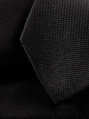Charles Tyrwhitt Black Silk Stain Resist Slim Tie - Image 2 of 2