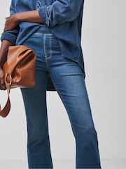JD Williams Mid Blue Bootcut Jeggings - Image 4 of 4