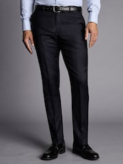 Charles Tyrwhitt Blue Slim Fit Italian Luxury Suit Trousers - Image 3 of 3