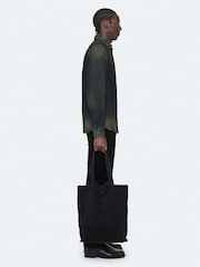 AllSaints Blue Gleason Denim Shirt - Image 3 of 8