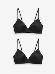 Black Trainer Bras 2 Pack - Image 1 of 5