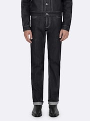 AllSaints Blue Slim Straight Jeans - Image 1 of 8