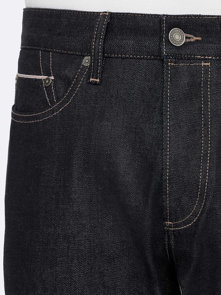 AllSaints Blue Slim Straight Jeans - Image 8 of 8