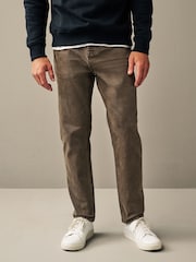 Brown Regular Fit Overdyed Denim Jeans - Image 1 of 2