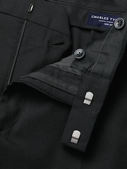 Charles Tyrwhitt Black Slim Fit Dinner Suit Trosusers - Image 4 of 4