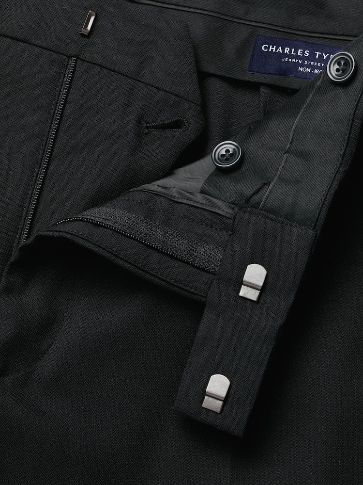 Charles Tyrwhitt Black Slim Fit Dinner Suit Trosusers - Image 4 of 4 Charles Tyrwhitt Black Slim Fit Dinner Suit Trosusers - Image 4 of 4