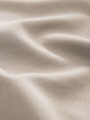 Stone Natural/Black Slinky Quarter Zip Funnel Neck Long Sleeve Top - Image 7 of 7