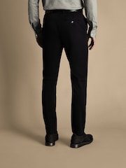 Charles Tyrwhitt Black Classic Fit Ultimate non-iron Chino Trousers - Image 2 of 5